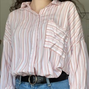 H&M striped blouse